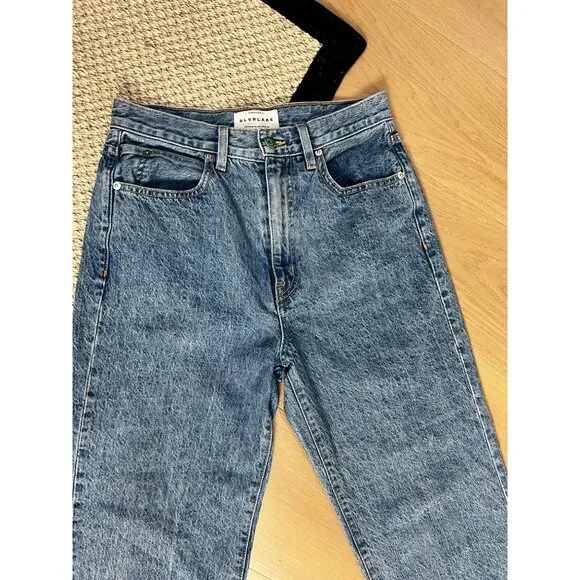 SLVRLAKE London Straight Leg High Rise Ankle Jeans is Sonoma Sz 28